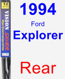Rear Wiper Blade for 1994 Ford Explorer - Vision Saver