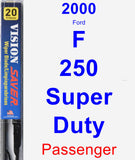 Passenger Wiper Blade for 2000 Ford F-250 Super Duty - Vision Saver