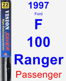 Passenger Wiper Blade for 1997 Ford F-100 Ranger - Vision Saver