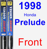 Front Wiper Blade Pack for 1998 Honda Prelude - Vision Saver