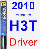 Driver Wiper Blade for 2010 Hummer H3T - Vision Saver