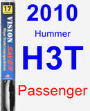 Passenger Wiper Blade for 2010 Hummer H3T - Vision Saver