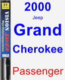 Passenger Wiper Blade for 2000 Jeep Grand Cherokee - Vision Saver