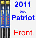 Front Wiper Blade Pack for 2011 Jeep Patriot - Vision Saver