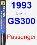 Passenger Wiper Blade for 1993 Lexus GS300 - Vision Saver