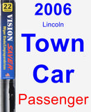 Passenger Wiper Blade for 2006 Lincoln Town Car - Vision Saver