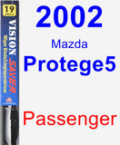 Passenger Wiper Blade for 2002 Mazda Protege5 - Vision Saver