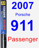Passenger Wiper Blade for 2007 Porsche 911 - Vision Saver