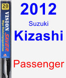 Passenger Wiper Blade for 2012 Suzuki Kizashi - Vision Saver