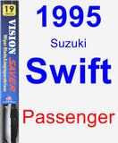 Passenger Wiper Blade for 1995 Suzuki Swift - Vision Saver