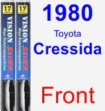 Front Wiper Blade Pack for 1980 Toyota Cressida - Vision Saver