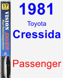 Passenger Wiper Blade for 1981 Toyota Cressida - Vision Saver