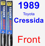 Front Wiper Blade Pack for 1989 Toyota Cressida - Vision Saver