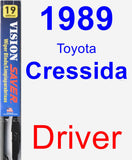 Driver Wiper Blade for 1989 Toyota Cressida - Vision Saver