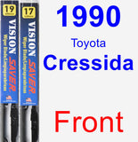 Front Wiper Blade Pack for 1990 Toyota Cressida - Vision Saver
