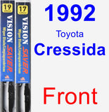 Front Wiper Blade Pack for 1992 Toyota Cressida - Vision Saver