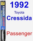 Passenger Wiper Blade for 1992 Toyota Cressida - Vision Saver