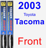 Front Wiper Blade Pack for 2003 Toyota Tacoma - Vision Saver
