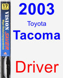 Driver Wiper Blade for 2003 Toyota Tacoma - Vision Saver