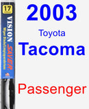 Passenger Wiper Blade for 2003 Toyota Tacoma - Vision Saver
