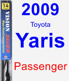 Passenger Wiper Blade for 2009 Toyota Yaris - Vision Saver