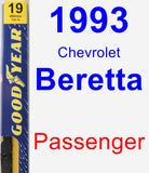 Passenger Wiper Blade for 1993 Chevrolet Beretta - Premium
