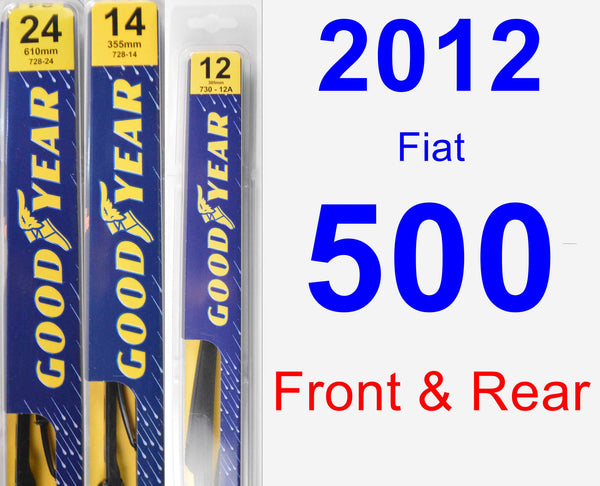 2012 Fiat 500 Wiper Blade by Goodyear (Premium) – CarPartsClub.com
