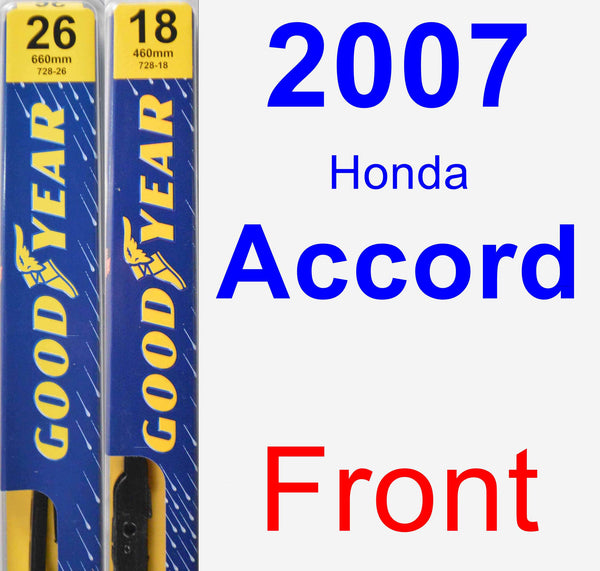 2007 honda accord windshield deals wiper size