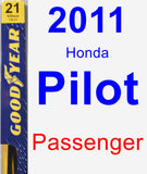 Passenger Wiper Blade for 2011 Honda Pilot - Premium