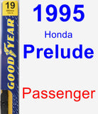 Passenger Wiper Blade for 1995 Honda Prelude - Premium