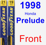 Front Wiper Blade Pack for 1998 Honda Prelude - Premium
