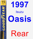 Rear Wiper Blade for 1997 Isuzu Oasis - Premium