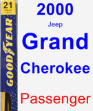 Passenger Wiper Blade for 2000 Jeep Grand Cherokee - Premium
