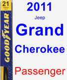 Passenger Wiper Blade for 2011 Jeep Grand Cherokee - Premium