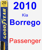 Passenger Wiper Blade for 2010 Kia Borrego - Premium