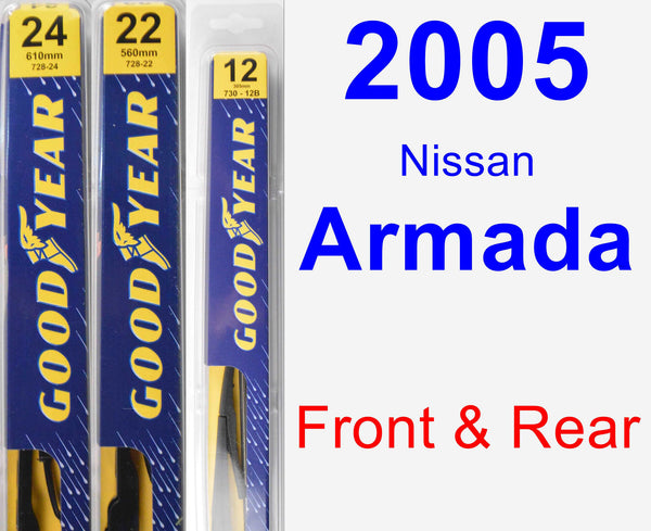 2005 Nissan Armada Wiper Blade by Goodyear Premium