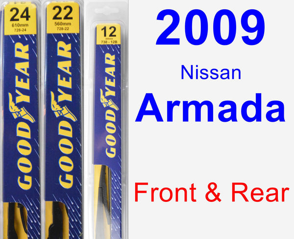 2009 Nissan Armada Wiper Blade by Goodyear Premium