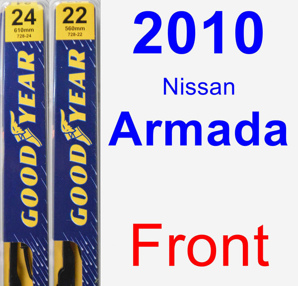 2010 Nissan Armada Wiper Blade by Goodyear Premium