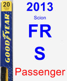 Passenger Wiper Blade for 2013 Scion FR-S - Premium