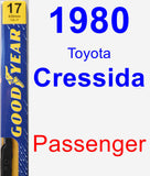 Passenger Wiper Blade for 1980 Toyota Cressida - Premium