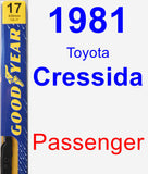 Passenger Wiper Blade for 1981 Toyota Cressida - Premium
