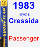 Passenger Wiper Blade for 1983 Toyota Cressida - Premium