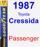 Passenger Wiper Blade for 1987 Toyota Cressida - Premium