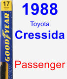 Passenger Wiper Blade for 1988 Toyota Cressida - Premium