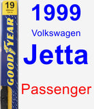 Passenger Wiper Blade for 1999 Volkswagen Jetta - Premium