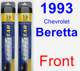 Front Wiper Blade Pack for 1993 Chevrolet Beretta - Assurance
