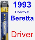 Driver Wiper Blade for 1993 Chevrolet Beretta - Assurance