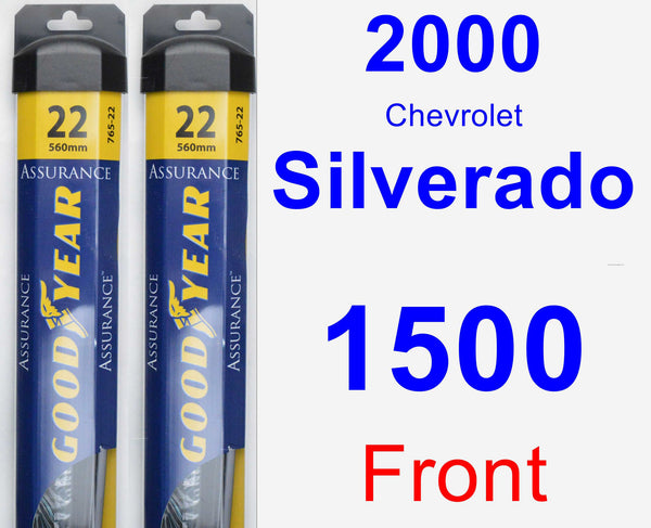 Silverado wiper shop blades size