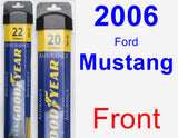 Front Wiper Blade Pack for 2006 Ford Mustang - Assurance
