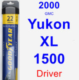 Driver Wiper Blade for 2000 GMC Yukon XL 1500 - Assurance